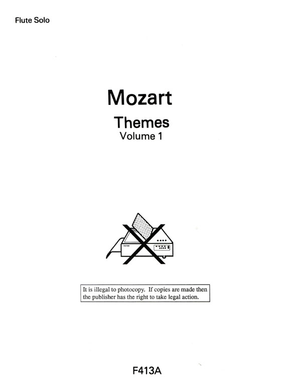 Mozart【Themes , Volume 1】Flute and Piano