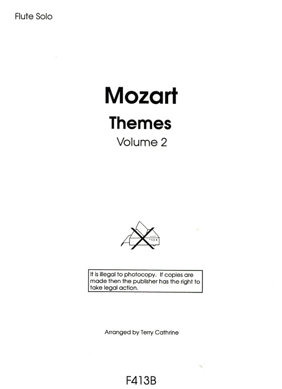 Mozart【Themes , Volume 2】Flute and Piano