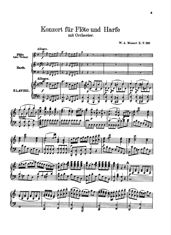 Mozart【Concerto in C Major KV 299】for Flute and Piano Mozart【Concerto in C Major KV 299】for Flute and Piano