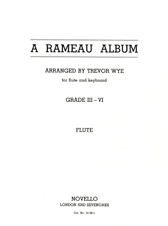 A【Rameau】Album for Flute and Keyboard