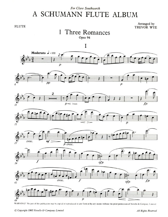 A【Schumann】Flute Album
