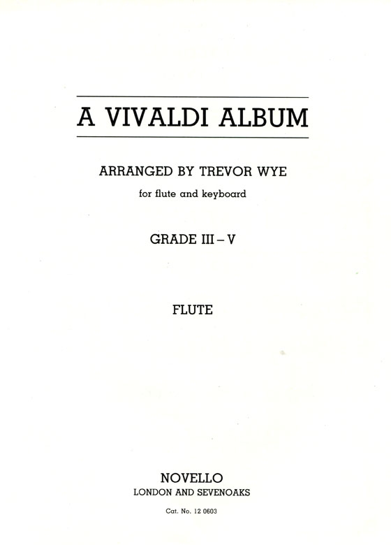 A【Vivaldi】Album for Flute & Keyboard