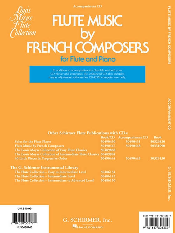 Flute Music by French Composers【CD】for Flute and Piano