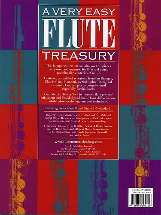 Trevor Wye【A Very Easy Flute Treasury】for Flute and Piano