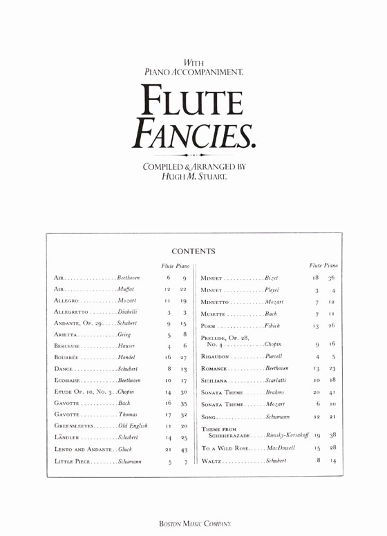 Flute【Fancies】with Piano Accompaniment