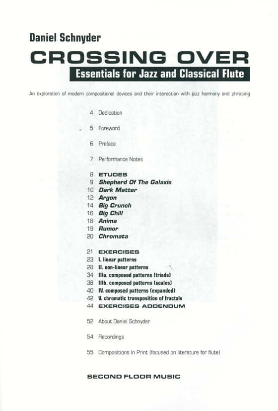 Crossing Over【Essentials for Jazz and Classical】Flute