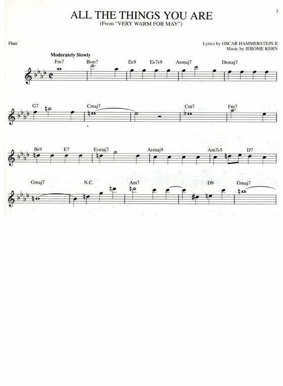 Choice Jazz Standards for Flute