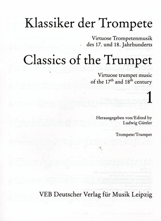 Klassiker Der Trompete / Classics of the Trumpet【1】