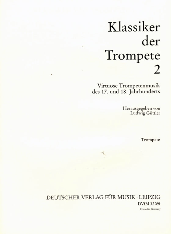 Klassiker Der Trompete【2】 Klassiker Der Trompete【2】