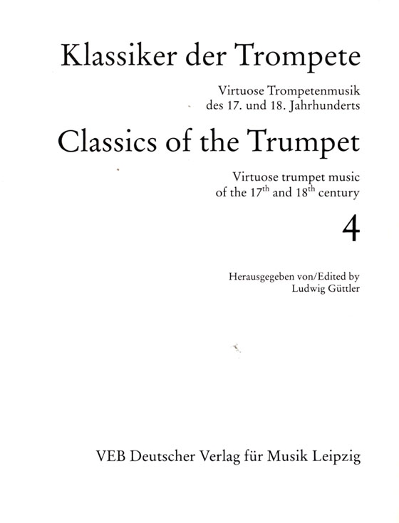 Klassiker Der Trompete / Classics of the Trumpet【4】