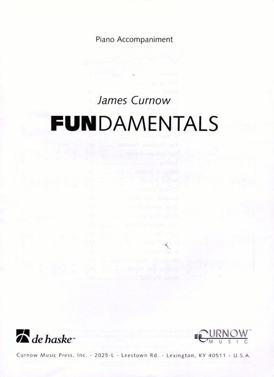 Fundamentals for♭ Trumpet / Flugelhorn /Cornet / Baritone/ Trombone T.C.【CD+樂譜】Grade 1/2