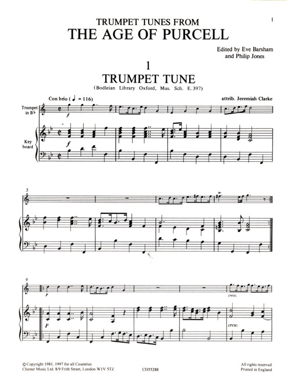 Just Brass: Trumpet Solos【Volume 2】The Age Of Purcell Just Brass: Trumpet Solos【Volume 2】The Age Of Purcell