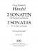 Händel【2 Sonaten】für Trompete und Klavier Händel【2 Sonaten】für Trompete und Klavier