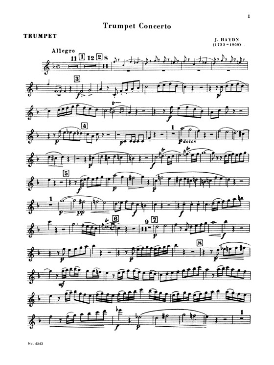 Haydn【Concerto】for Trumpet and Piano Haydn【Concerto】for Trumpet and Piano