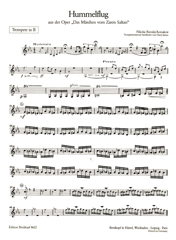 Rimskij-Korsakow【Hummelflug】für Trompete und Klavier Rimskij-Korsakow【Hummelflug】für Trompete und Klavier