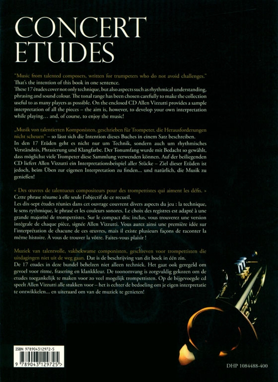 Concert Etudes【CD+樂譜】for Trumpet