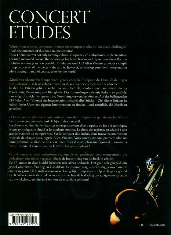 Concert Etudes【CD+樂譜】for Trumpet Concert Etudes【CD+樂譜】for Trumpet
