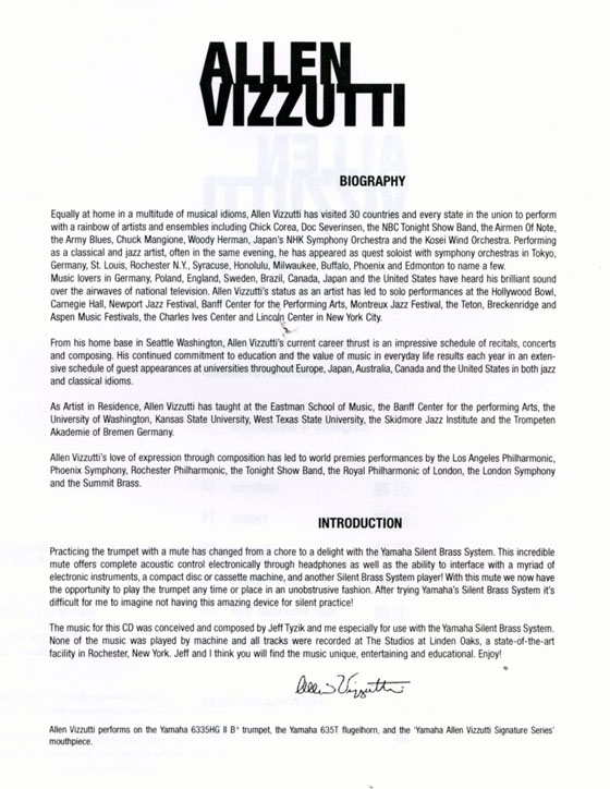 Allen Vizzutti: Jazz Tracks【CD+樂譜】Trumpet B♭ / C , Grade 3-4 Allen Vizzutti: Jazz Tracks【CD+樂譜】Trumpet B♭ / C , Grade 3-4