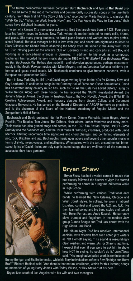 Play the Music of Burt Bacharach【CD+樂譜】Trumpet Play the Music of Burt Bacharach【CD+樂譜】Trumpet
