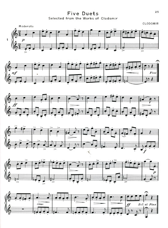 Selected【Duets】for Cornet or Trumpet , Volume 1 , Easy-Medium Selected【Duets】for Cornet or Trumpet , Volume 1 , Easy-Medium