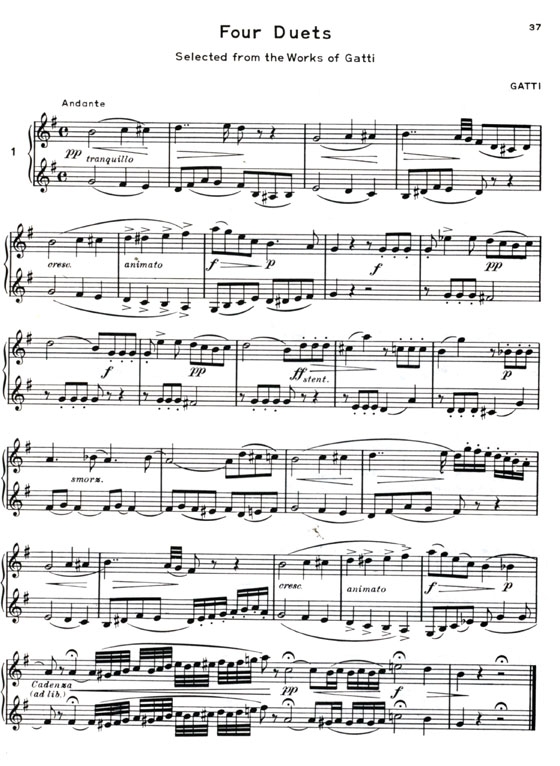 Selected【Duets】for Cornet or Trumpet , Volume Ⅱ , Advanced Selected【Duets】for Cornet or Trumpet , Volume Ⅱ , Advanced