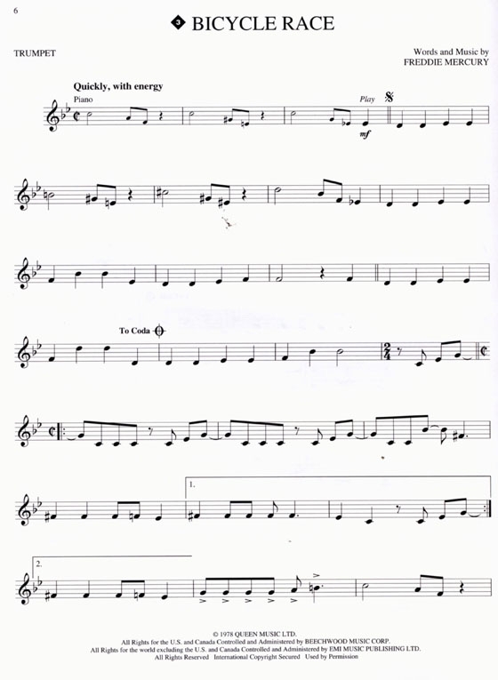 QUEEN【CD+樂譜】for Trumpet QUEEN【CD+樂譜】for Trumpet