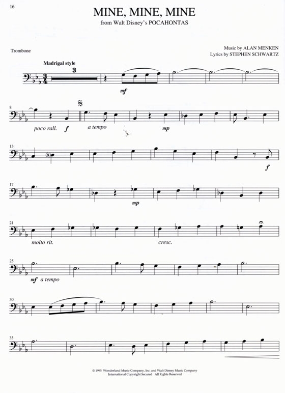 Disney Movie Magic for Trombone Disney Movie Magic for Trombone