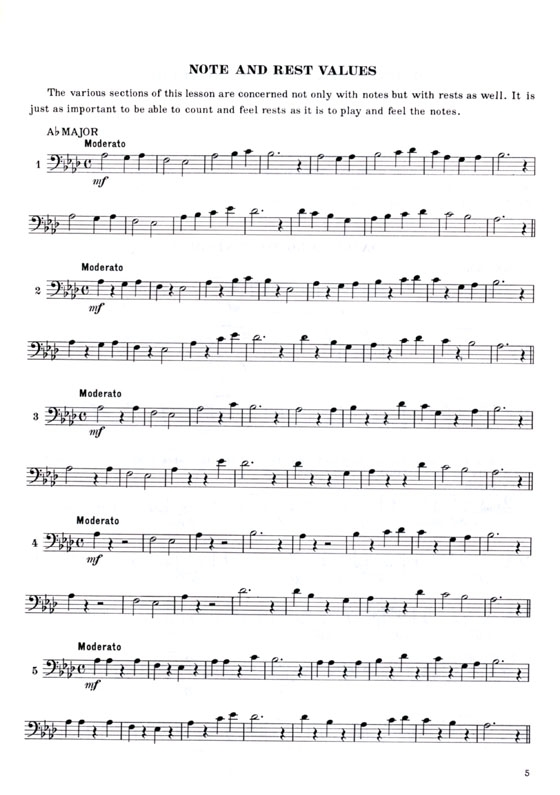 Rubank【Intermediate Method】for Trombone or Baritone Rubank【Intermediate Method】for Trombone or Baritone