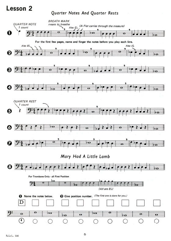 Student Instrumental Course【Trombone Student】Level One Student Instrumental Course【Trombone Student】Level One