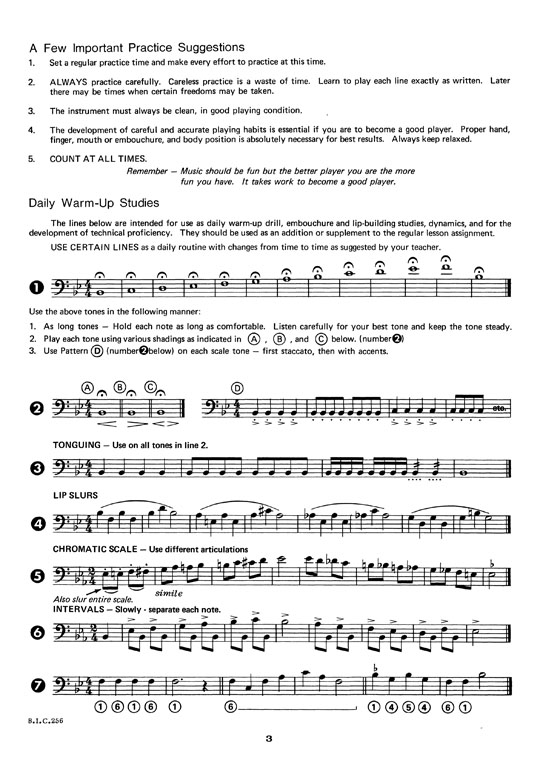 Student Instrumental Course【Trombone Student】Level Two