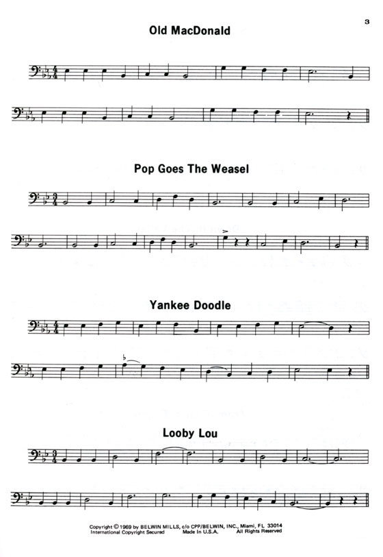 Student Instrumental Course【Tunes for Trombone Technic】Level One Student Instrumental Course【Tunes for Trombone Technic】Level One