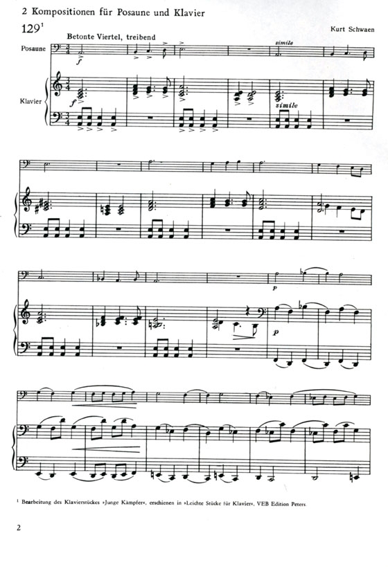 Heinz Müller【Posaunenfibel】for Trombone Heinz Müller【Posaunenfibel】for Trombone