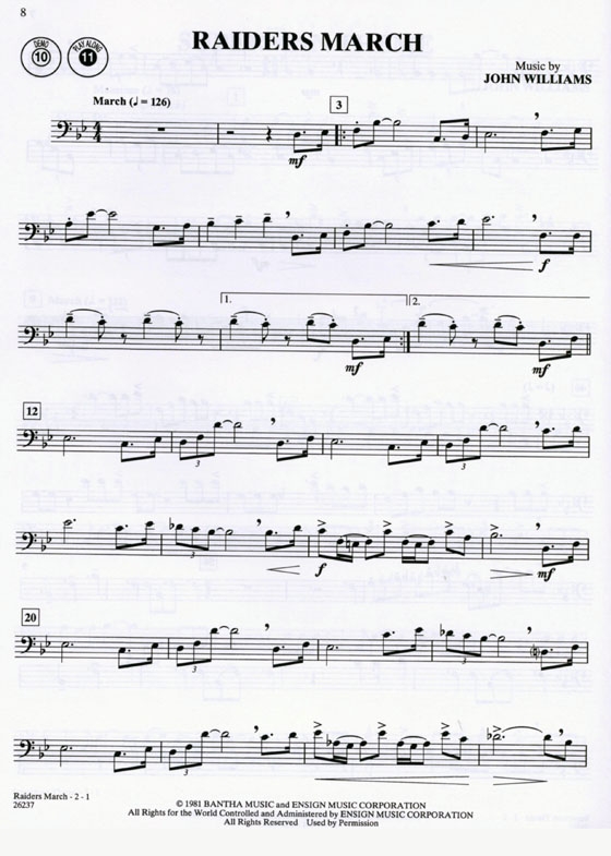 Great Movie Instrumental Solos【CD+樂譜】for Trombone, Level 2-3