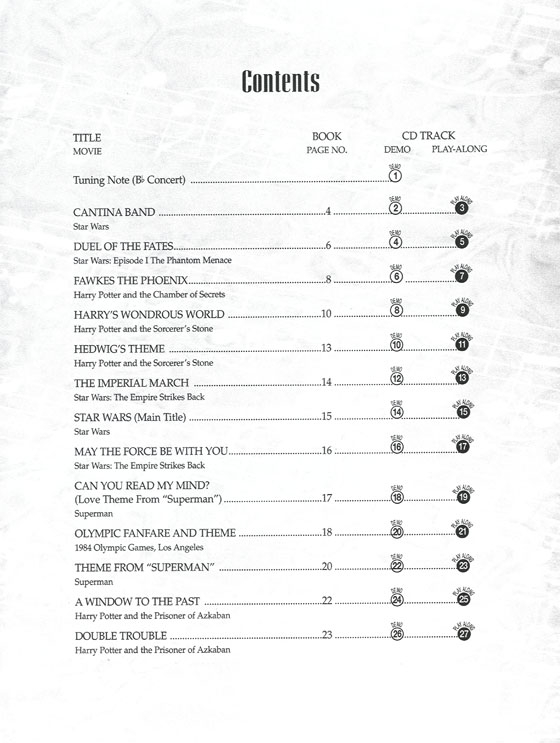 The Very Best of John Williams Instrumental Solos【CD+樂譜】Trombone , Level 2-3