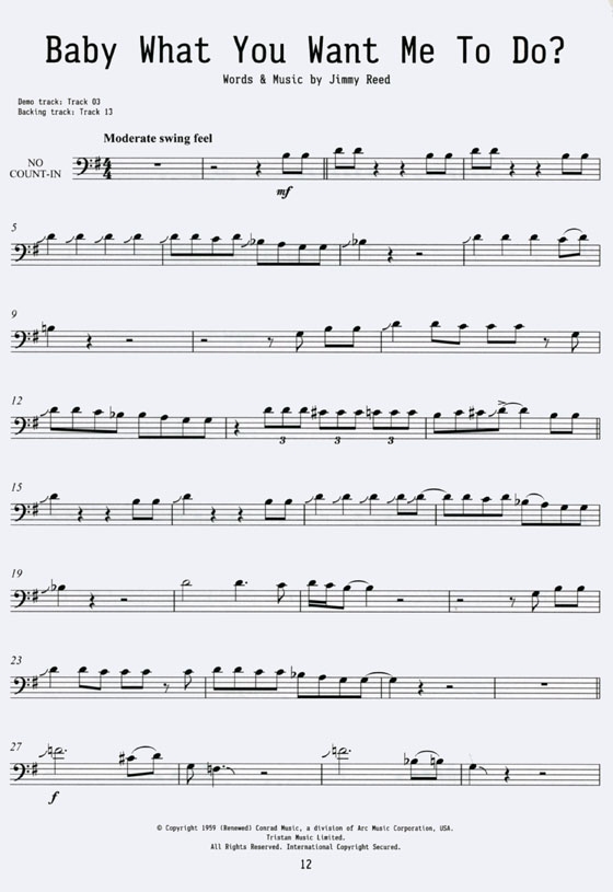 Play-Along Blues With A Live Band !【CD+樂譜】Trombone Play-Along Blues With A Live Band !【CD+樂譜】Trombone