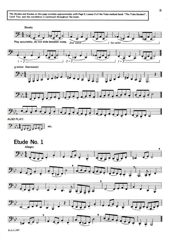 Student Instrumental Course【Studies and Melodious Etudes for Tuba】Level Two Student Instrumental Course【Studies and Melodious Etudes for Tuba】Level Two