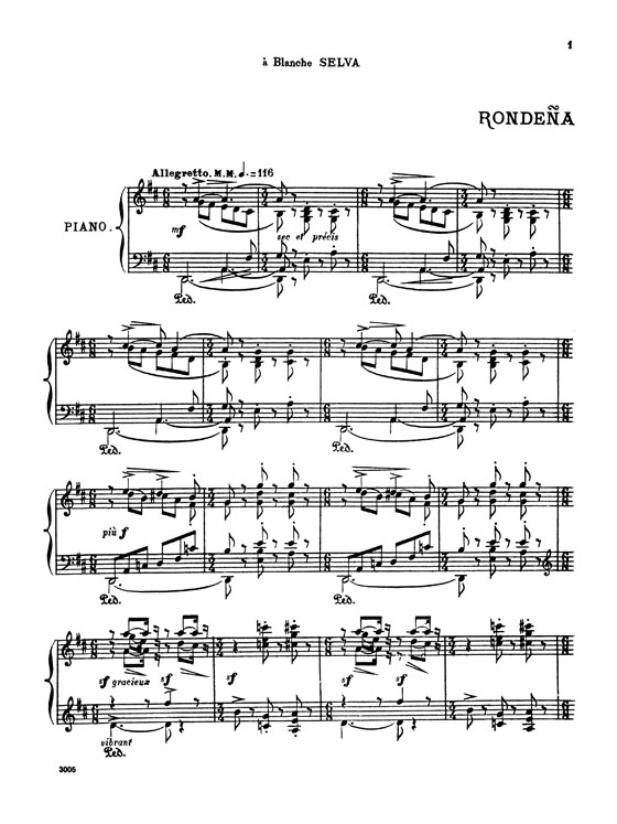 Isaac Albéniz【Iberia , Volume Ⅱ】for Piano