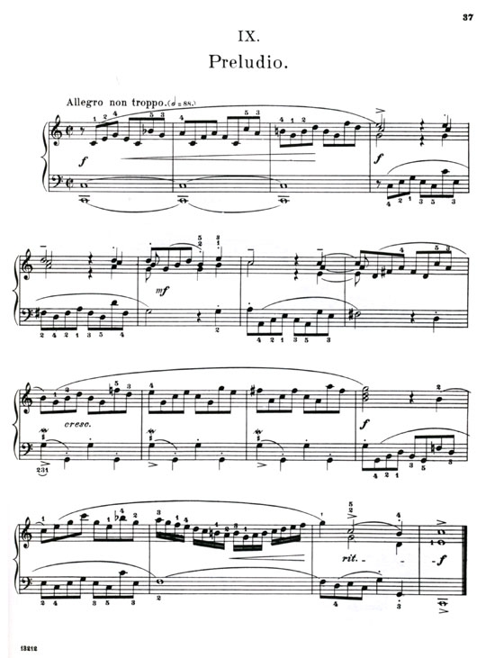 J. S. Bach【Eighteen Little Preludes and Fugues】for the Piano