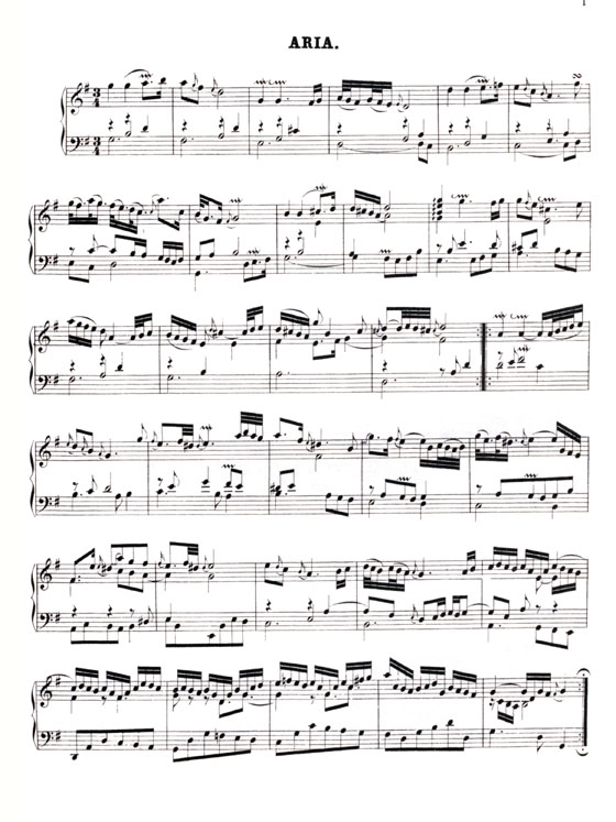 J.S. Bach【Goldberg Variations , BWV 988】 for Piano J.S. Bach【Goldberg Variations , BWV 988】 for Piano