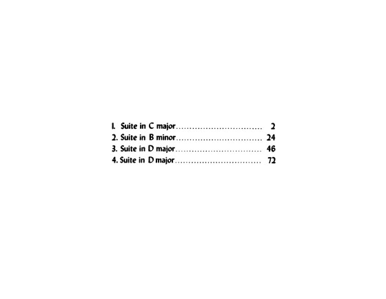 J.S. Bach【Suites】for One Piano / Four Hands J.S. Bach【Suites】for One Piano / Four Hands