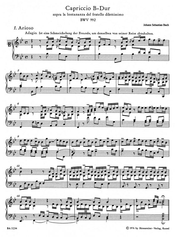 Bach【Einzeln überlieferte Klavierwerke Ⅲ】BWV 992 , 993 , 989 , 963 , 820 , 823 , 832 , 833 , 822 , 998 Bach【Einzeln überlieferte Klavierwerke Ⅲ】BWV 992 , 993 , 989 , 963 , 820 , 823 , 832 , 833 , 822 , 998