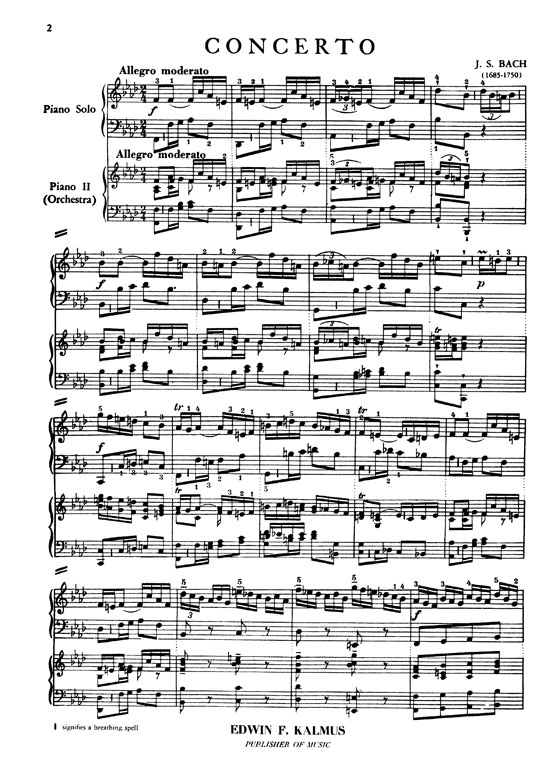 J.S. Bach【Concerto in F Minor】for Two Pianos / Four Hands
