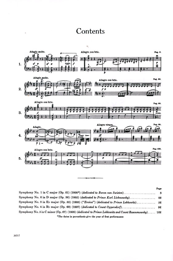 Beethoven【Symphonies Nos. 1-5 】For The Piano , Book1 (Singer)