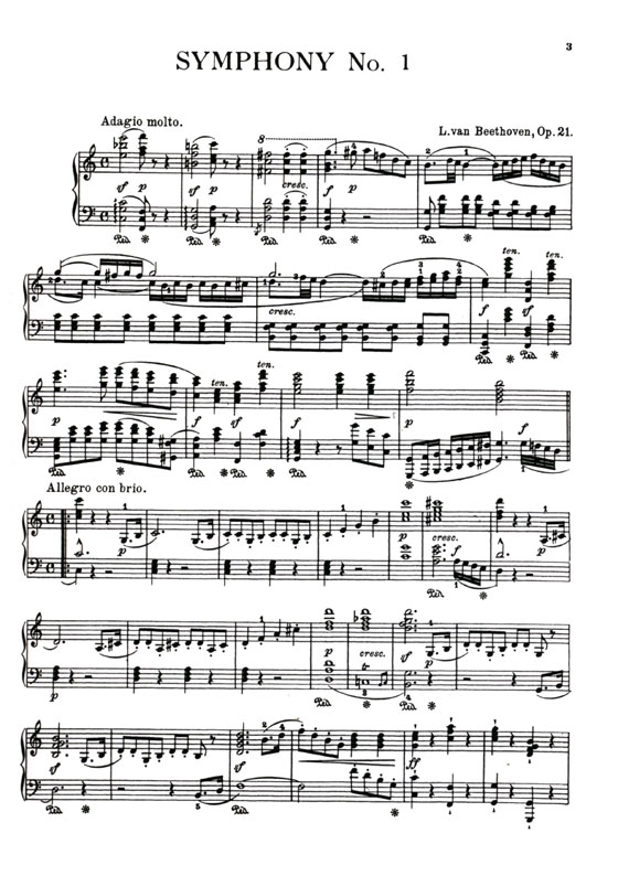 Beethoven【Symphonies Nos. 1-5 】For The Piano , Book1 (Singer)