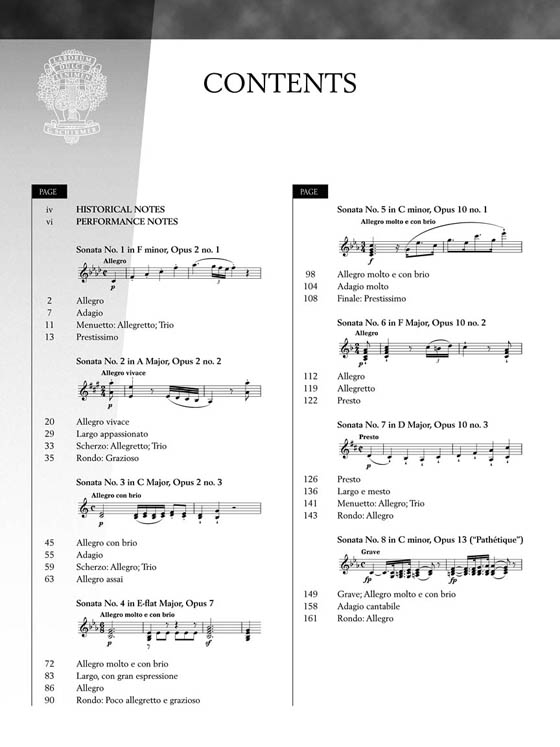 Beethoven【Piano Sonatas】Vol. I ,Nos. 1-15
