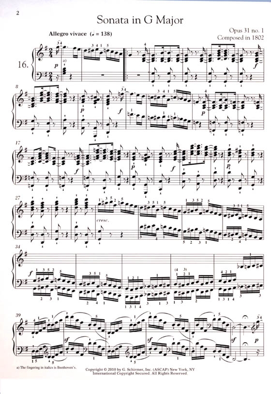 Beethoven【Piano Sonatas】Vol. Ⅱ ,Nos. 16-32