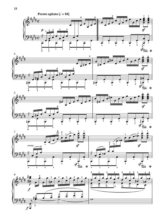 Beethoven Sonata in C-Sharp Minor, Opus 27, No. 2 (Moonlight) for the Piano