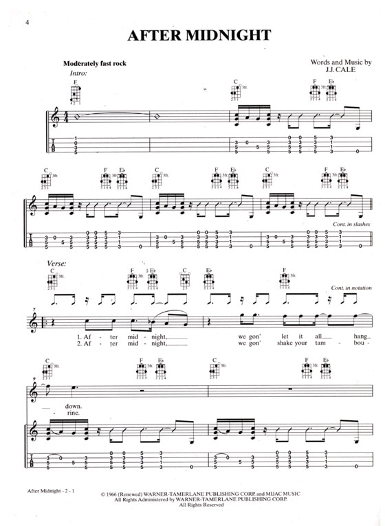 The Big Easy【Mandolin】Tab Songbook