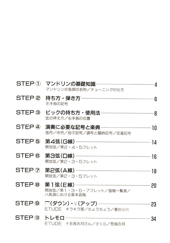 Mandolin Method 目で見てわかる　やさしいマンドリンの弾き方