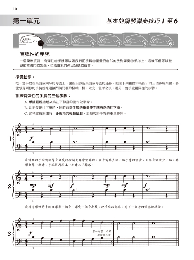 羅琳鋼琴藝術家教學法【1】技巧＋曲集